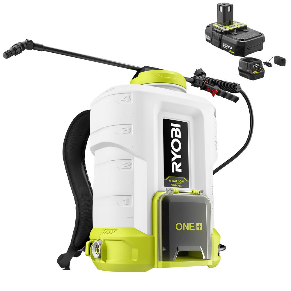 RYOBI ONE+ 18-Volt Lithium-Ion Cordless 4 Gal. Backpack Chemical