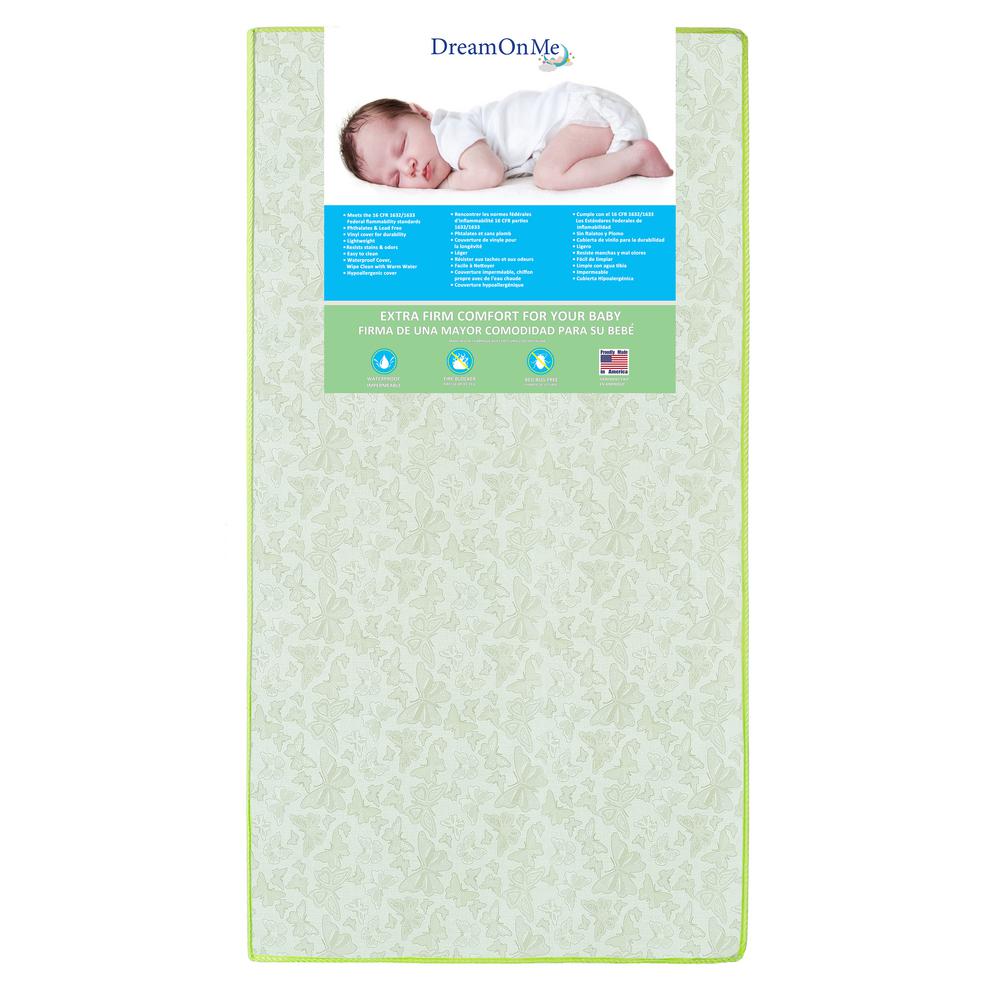 green baby mattress