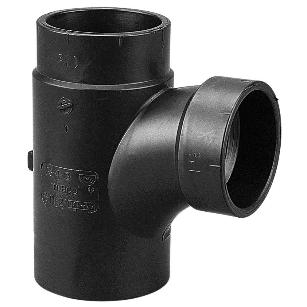 2 In. ABS DWV Spigot X Hub X Hub Sanitary Street Tee-C58112HD2 - The ...