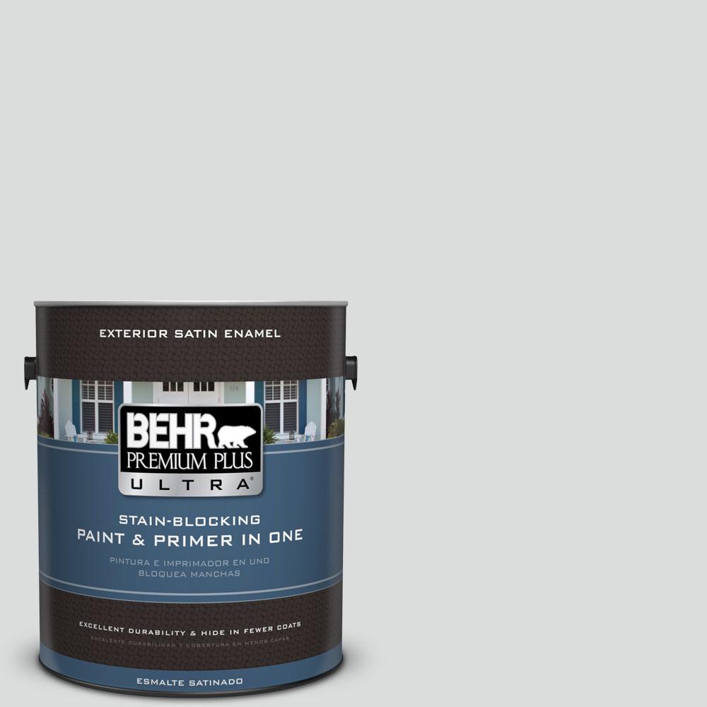 BEHR Premium Plus Ultra 1gal. N5001 Shiny Luster Satin Enamel Exterior Paint985001 The