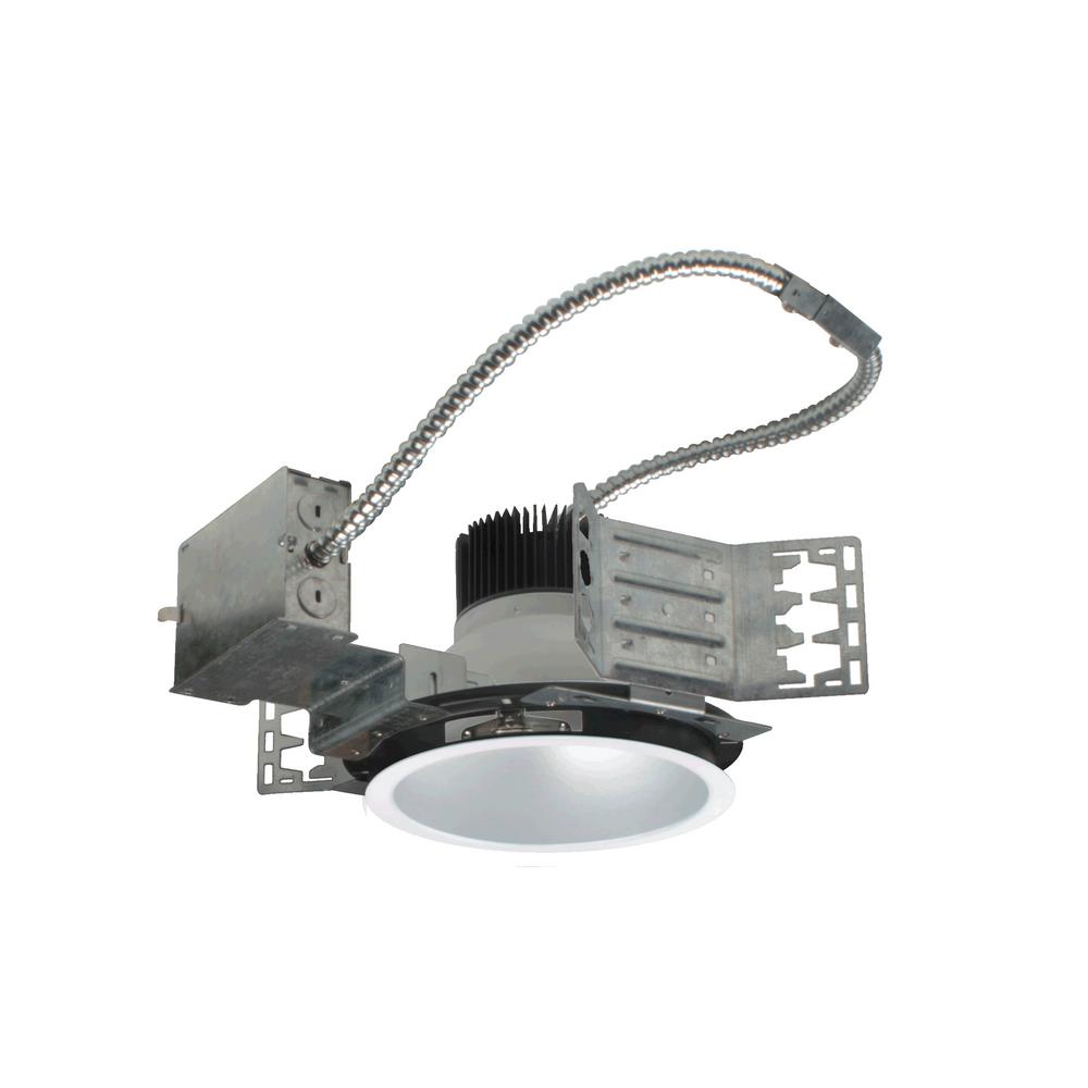 Integrated Led Recessed Lighting The Home Depot White 4000k Recessed Architectural Led Downlight Kit With Housing And Trim 3000 Lumens