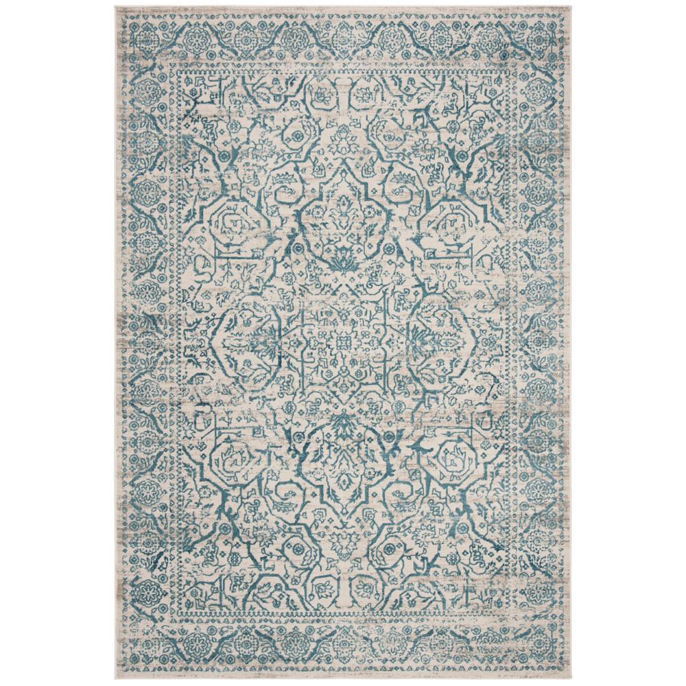 Safavieh Princeton Blue/Beige 2 ft. x 8 ft. Runner RugPRN717M28 The