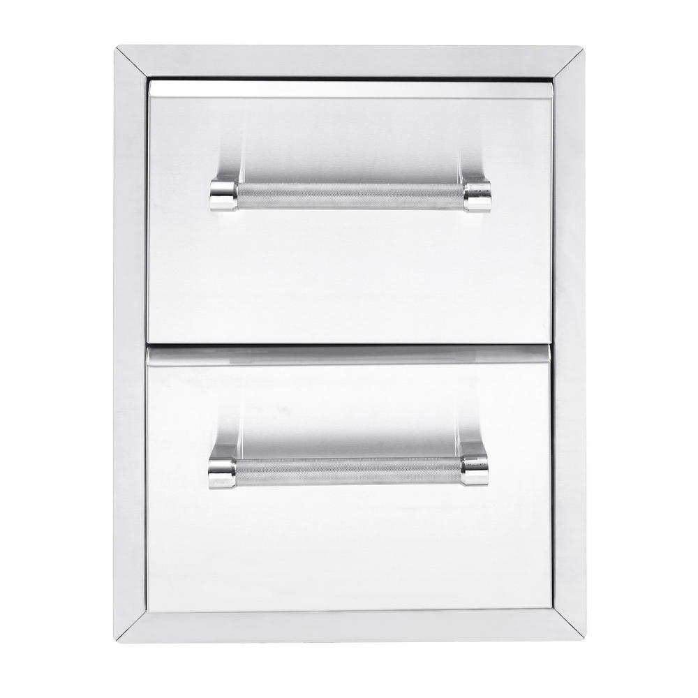 Kitchenaid 18 In Built In Grill 2 Drawer Large Cabinet 780 0016 The Home Depot