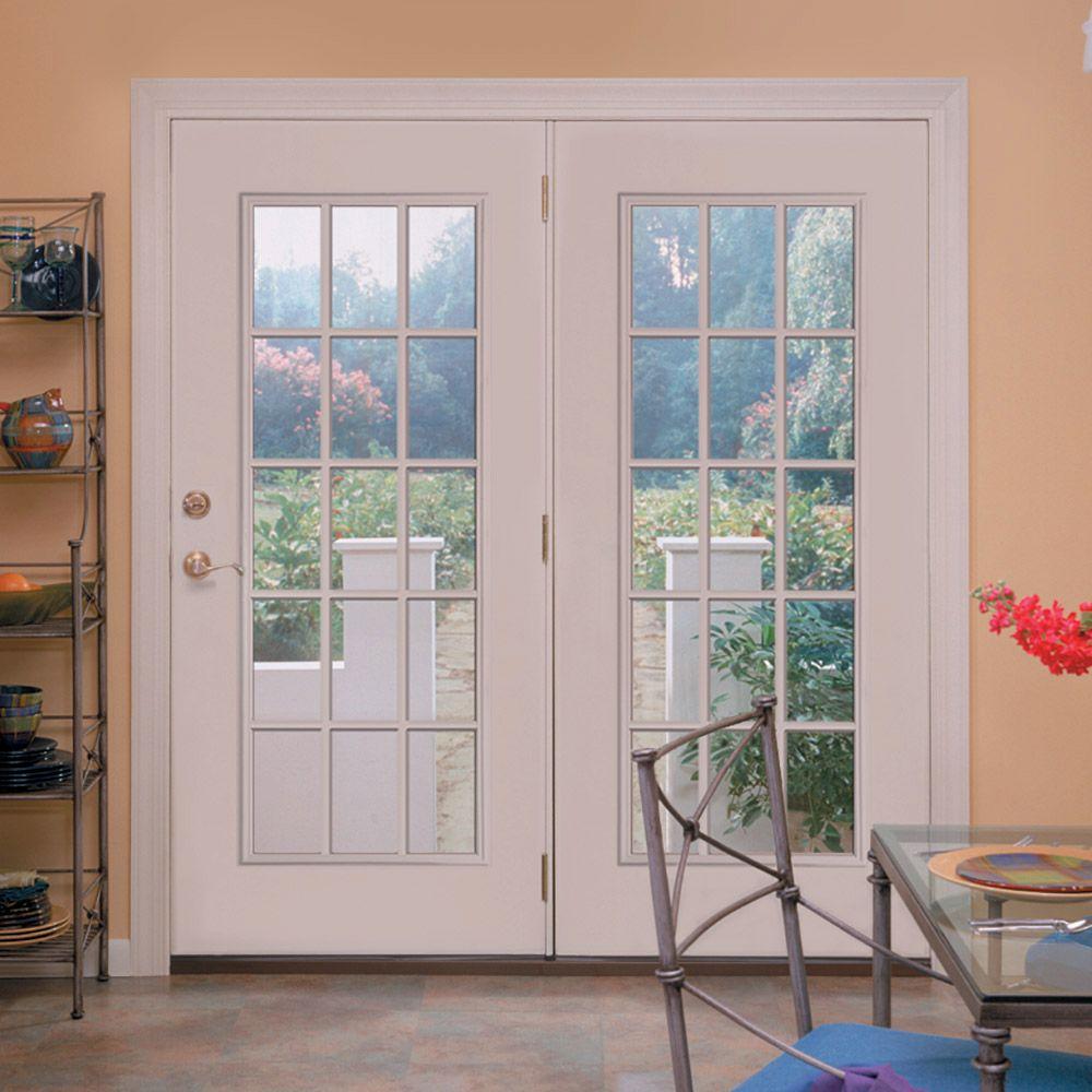 Masonite 72 In X 80 In Primed White Steel Prehung Right Hand