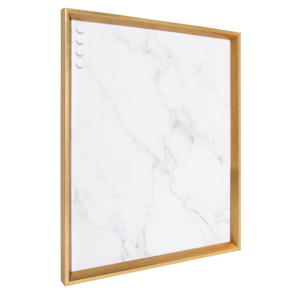 Kate and Laurel Calter Gold Marble Magnetic Memo Board ...