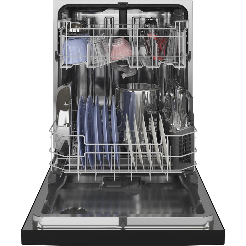Ge Top Control Tall Tub Dishwasher In Black With Stainless Steel Tub And Dry Boost 48 Dba Gdt645sgnbb The Home Depot