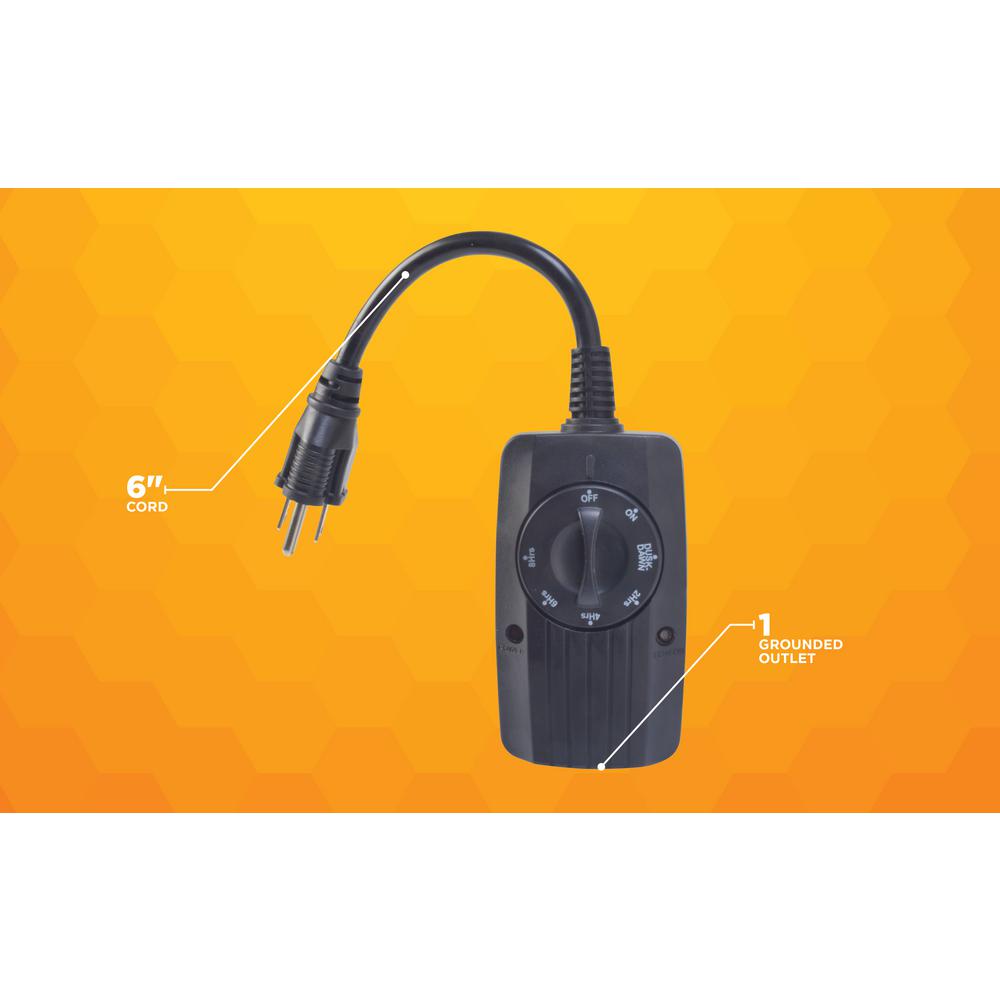 Woods 8 3 Amp 24 Hour Outdoor Plug In Wireless Remote Timer With Photocell Light Sensor Black 2001wd The Home Depot Woods 8 3 Amp 24 Hour Outdoor Plug In, Outdoor Timer For Lights Home Depot