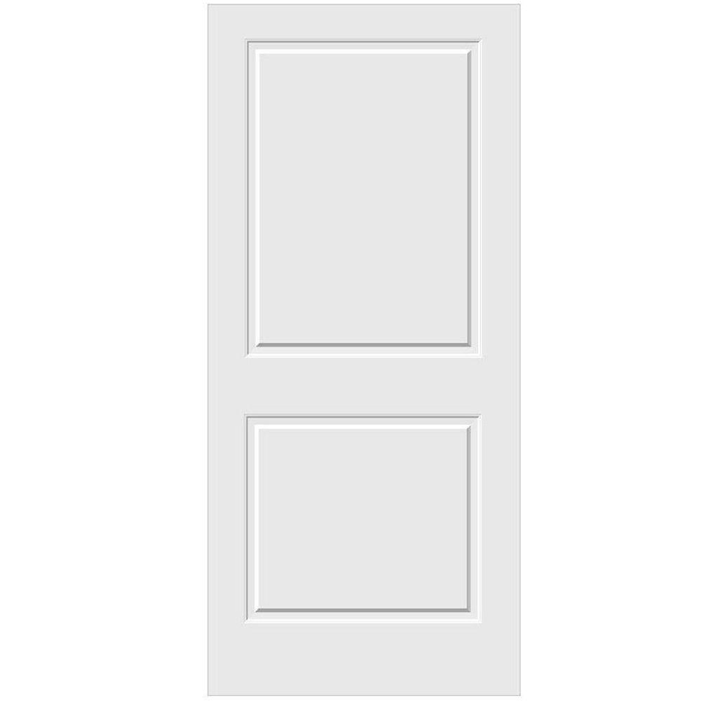 JELDWEN 36 in. x 80 in. Primed C2020 2Panel Solid Core Premium Composite Interior Door Slab