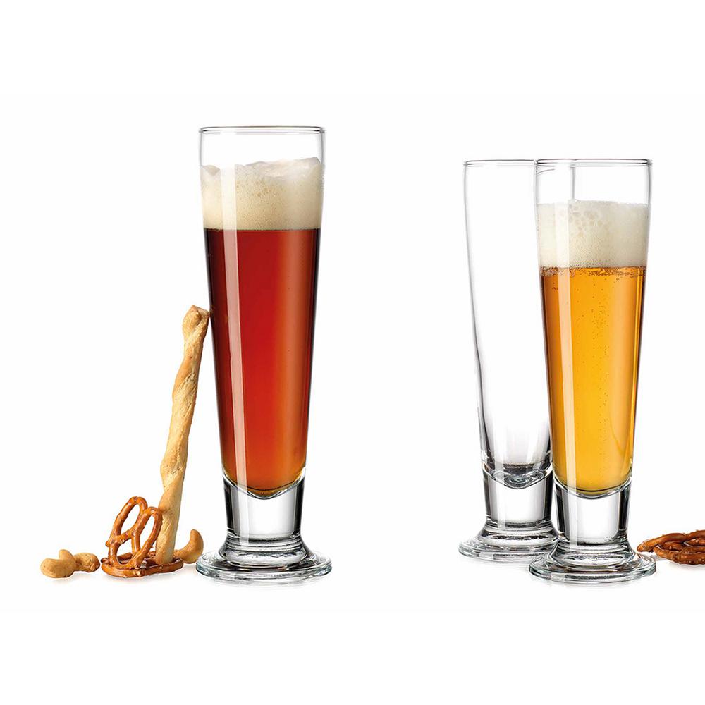 HOME ESSENTIALS & BEYOND Bar Essentials 14 oz. Pilsner Glasses (Set of 4)