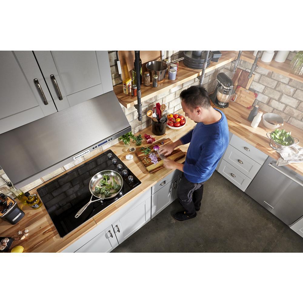 KitchenAid Stainless Steel 5-Element Electric Cooktop KCES550HSS