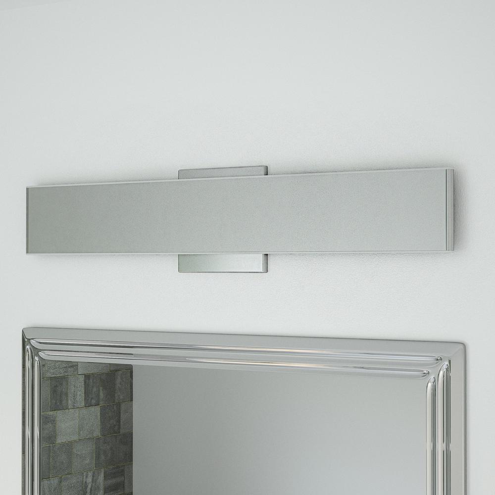 VONN Lighting Wezen 24Watt Silver Integrated LED Bath LightVMW16810AL The Home Depot