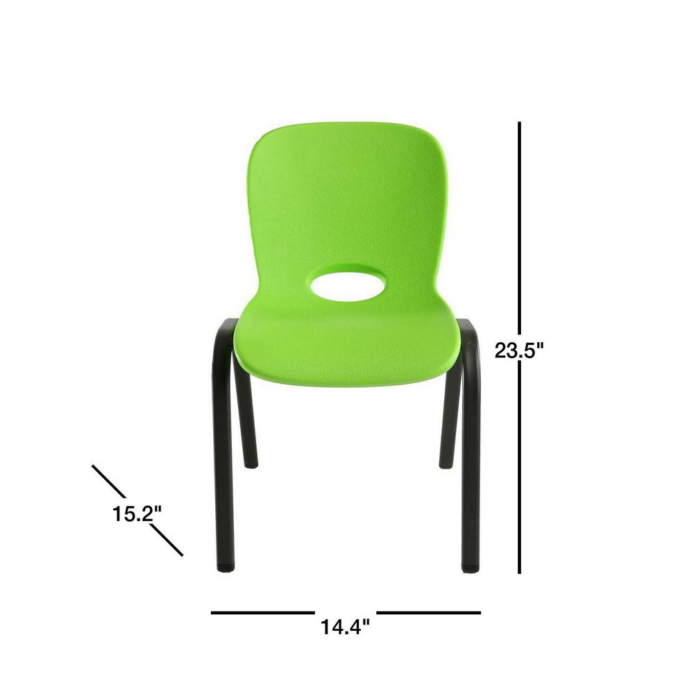 green kids chair