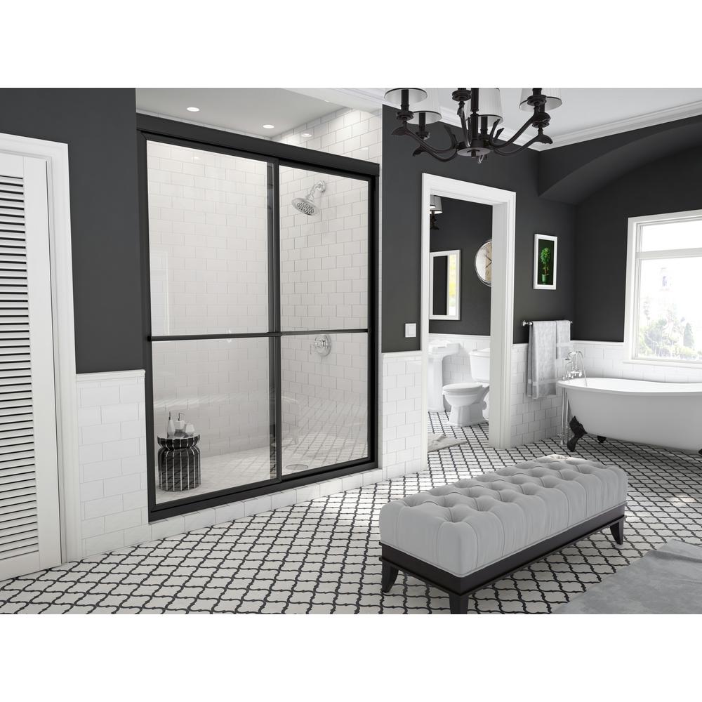 Coastal Shower Doors Newport 58 In To 59 625 In X 58 In Framed