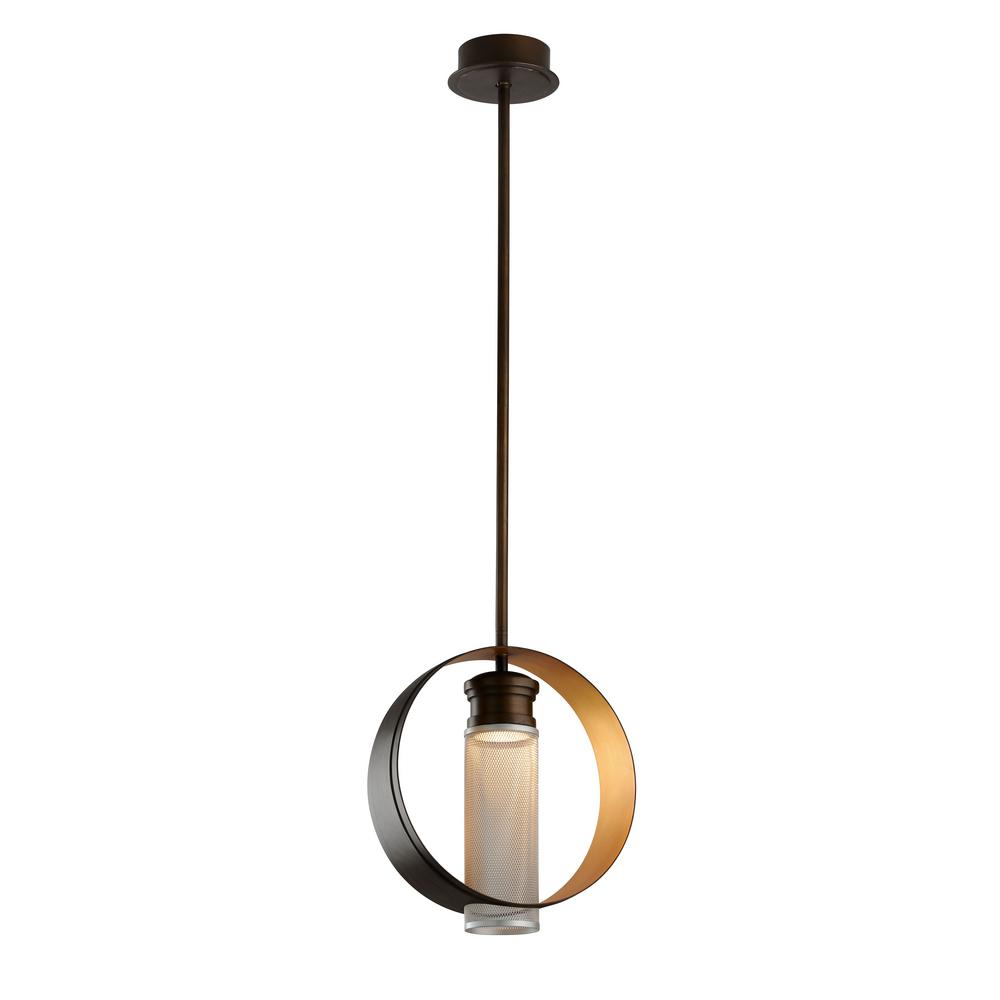 Troy Lighting Insight 28 Watt Modern Bronze Integrated Led Pendant