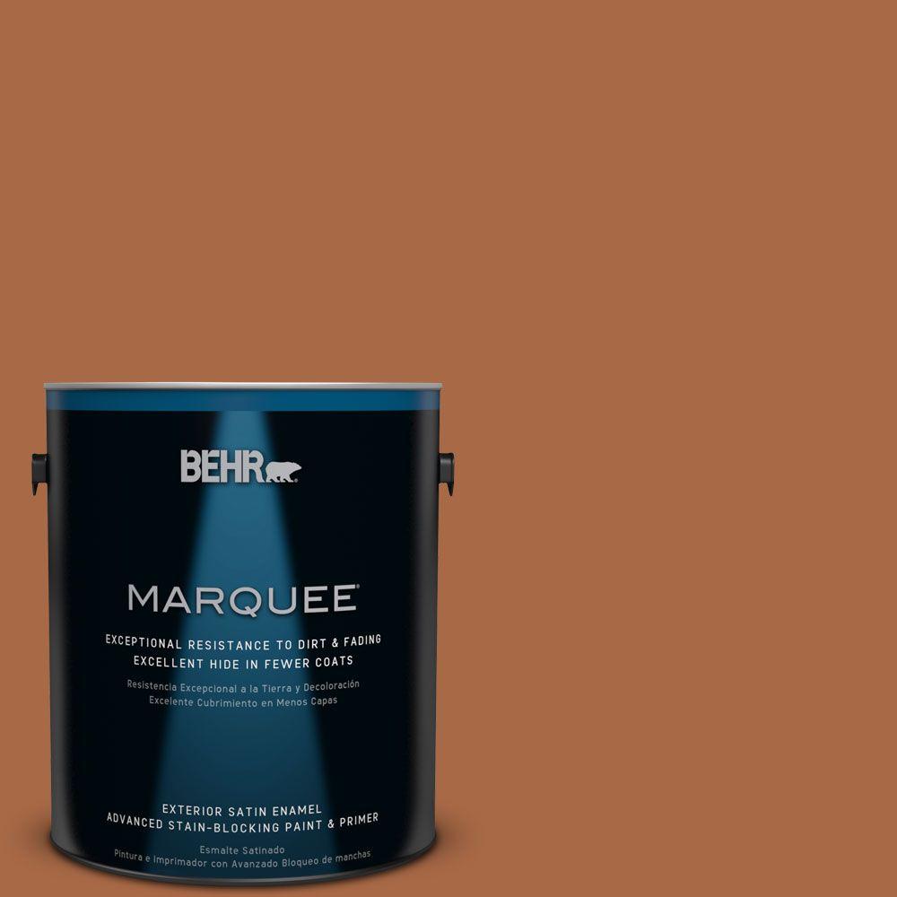 BEHR MARQUEE 1gal. PPU316 Maple Glaze Satin Enamel Exterior Paint