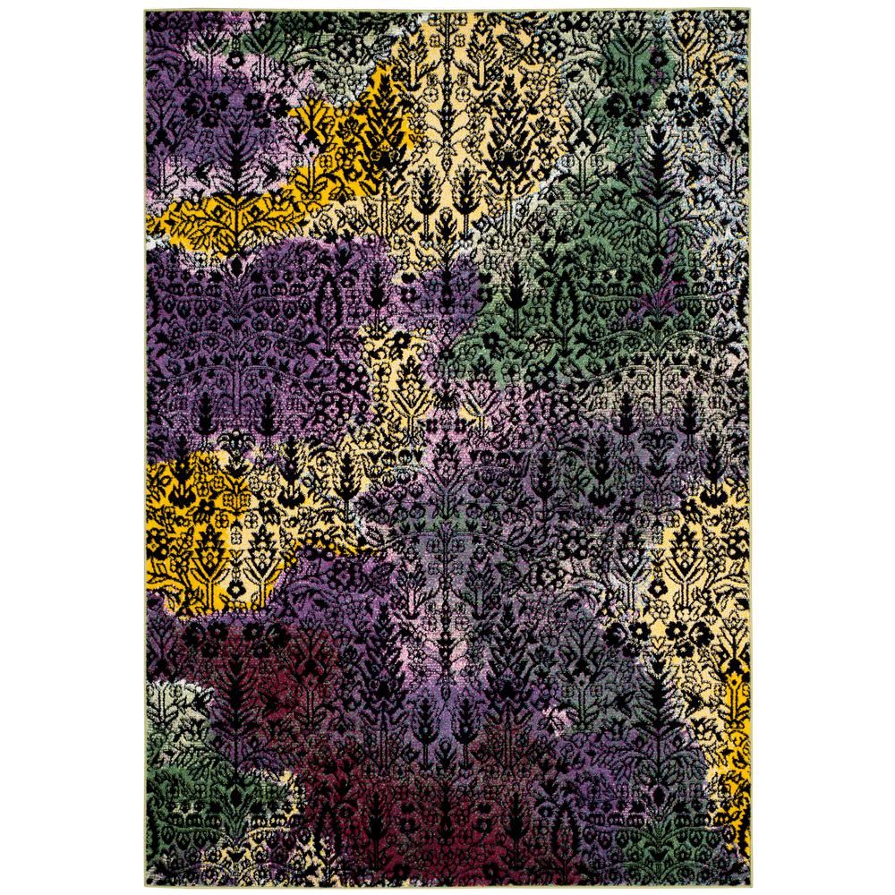Safavieh Watercolor Light Yellow Green 5 Ft X 8 Area Rug