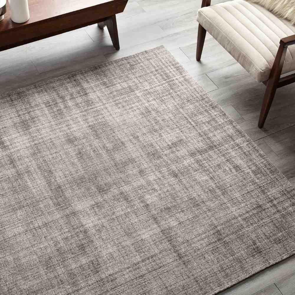 Solo Rugs Ashton Contemporary Fawn 5 ft. x 8 ft. Loom Knotted Area Rug ...