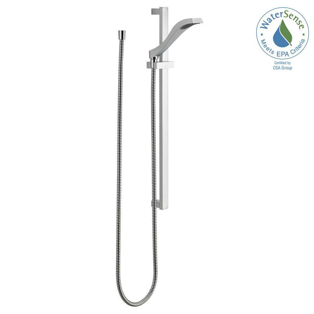 Delta Dryden 1Spray Slide Bar Hand Shower in Chrome57051 The Home Depot