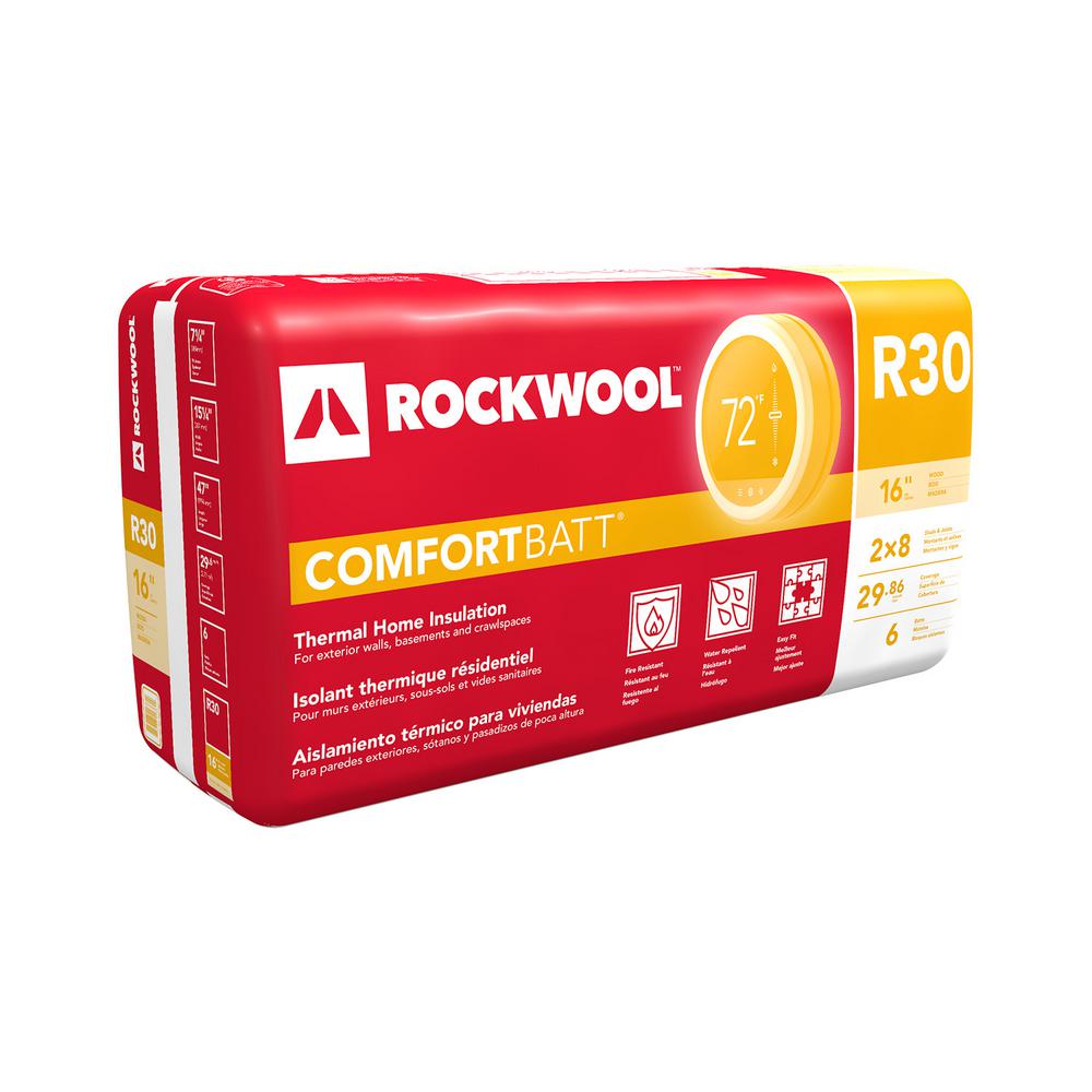 ROCKWOOL ComfortBatt 71/4 in. x 151/4 in. x 47 in. R30 Fire