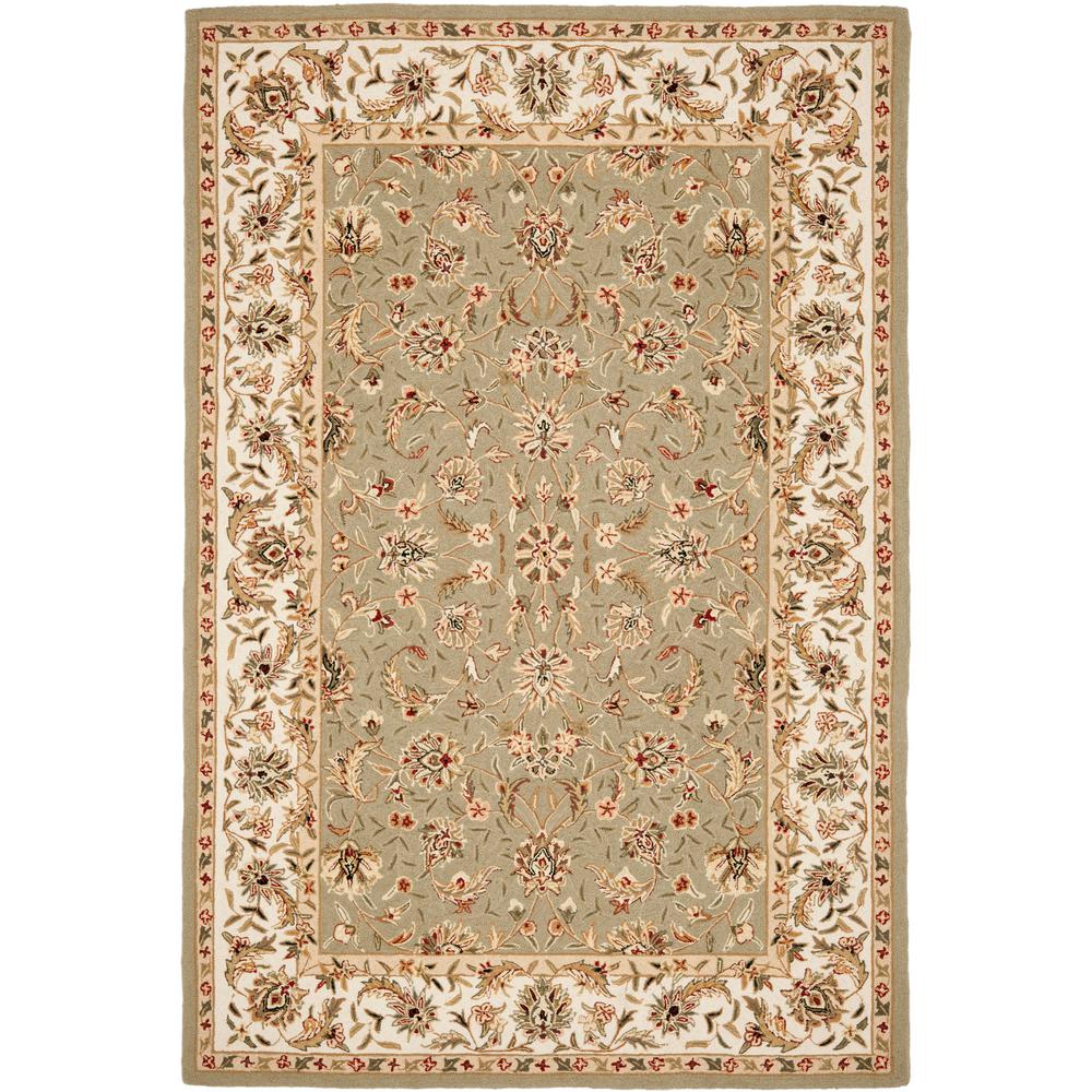Safavieh Chelsea Sage/Ivory 6 ft. x 9 ft. Area RugHK78D6 The Home Depot
