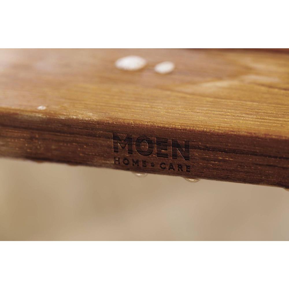 moen fold down teak shower chair