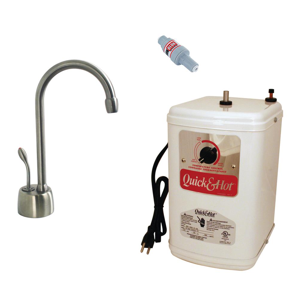 Westbrass Velosah SingleHandle Hot Water Dispenser Faucet with Hot