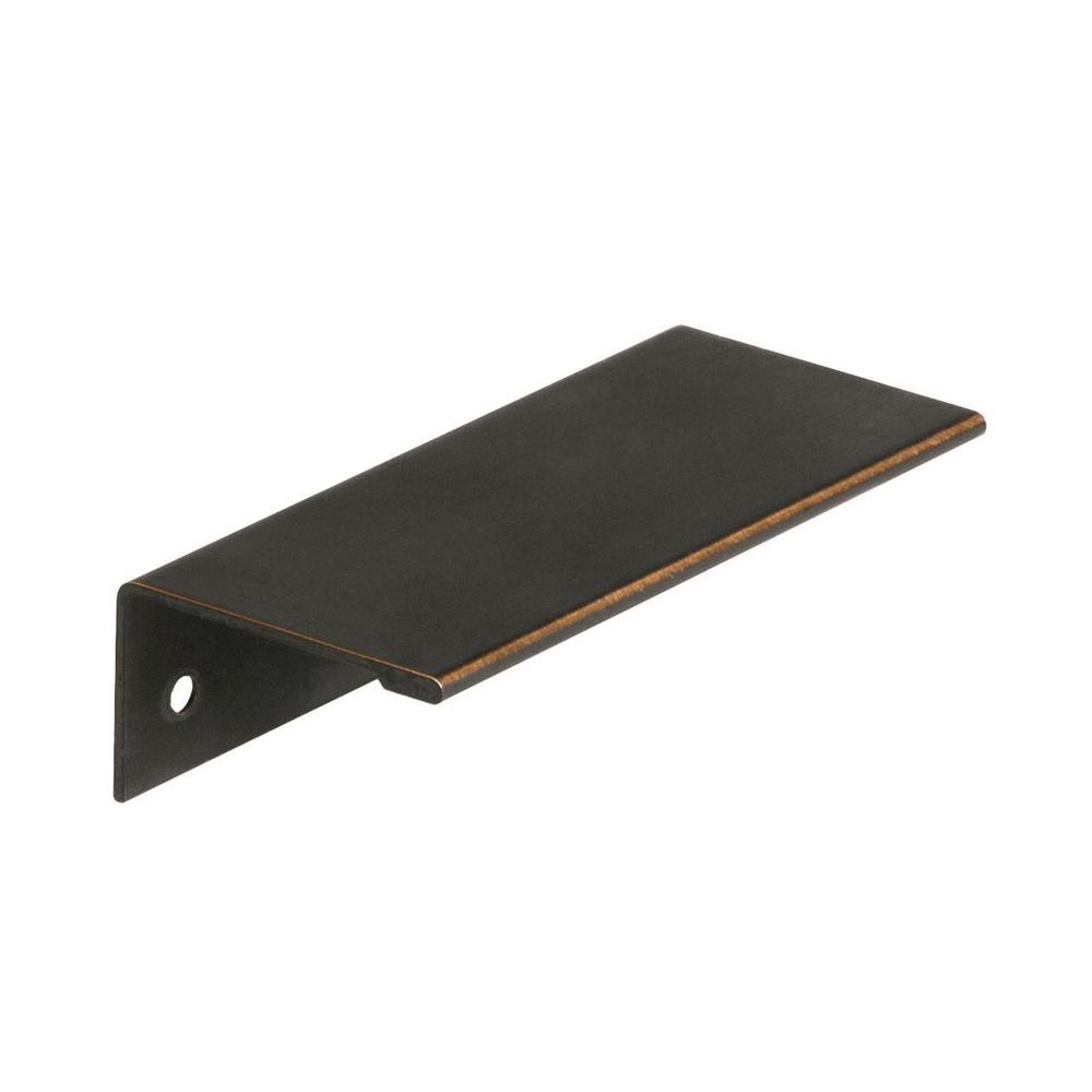 Amerock Edge Pull 3 in. (76 mm) OilRubbed Bronze Drawer Pull