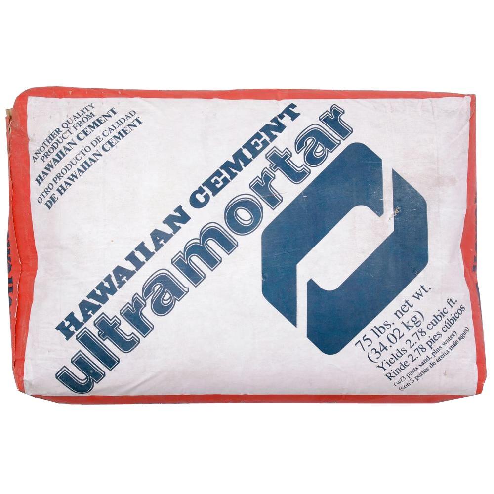 Quikrete 75 lb. Hawaiian Cement Ultra Mortar Mix116184 The Home Depot