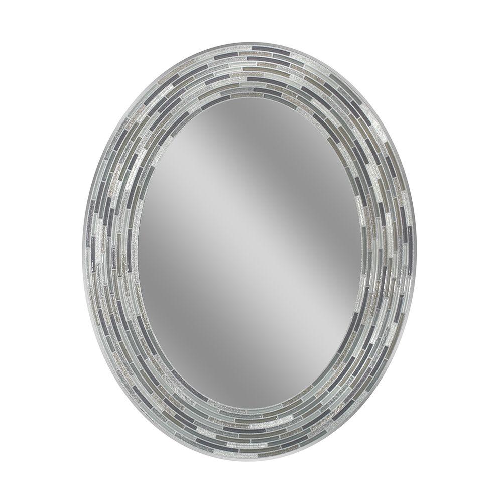 Deco Mirror 31 In L X 21 W Windsor Oval Tile Wall 1201 Deco Mirror 31 In L X 21 W Windsor Oval Tile Wall 1201 The Home Depot