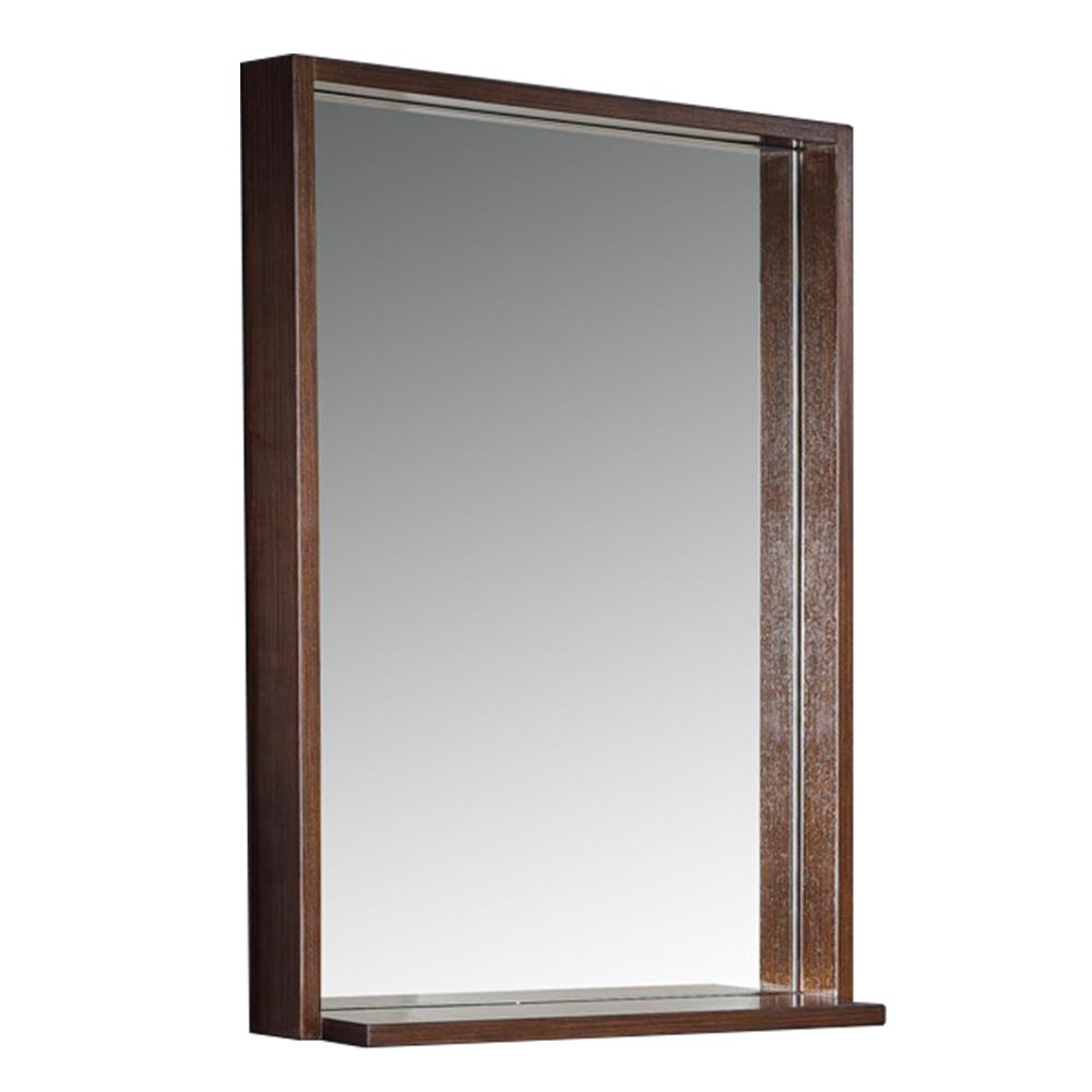 Fresca Allier 22 In W X 31 50 H Framed Wall Mirror With Shelf Framed Wall Mirror With Shelf