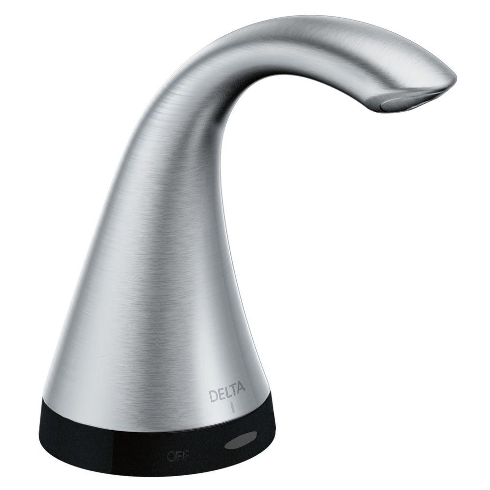 Stainless Delta Faucet 72065T-SS Contemporary Soap Dispenser with Touch2O Technology