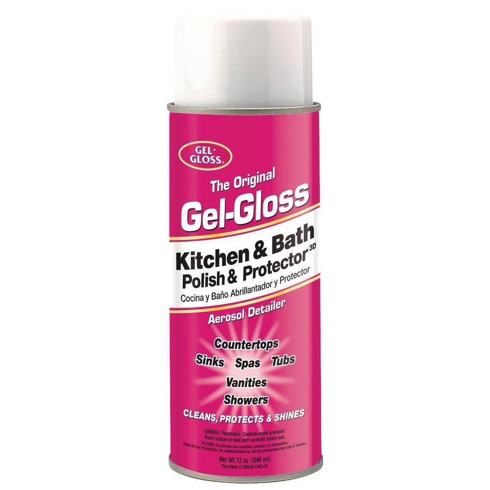 Gel Gloss 12 Oz One Step Fiberglass Aerosol Cleaner