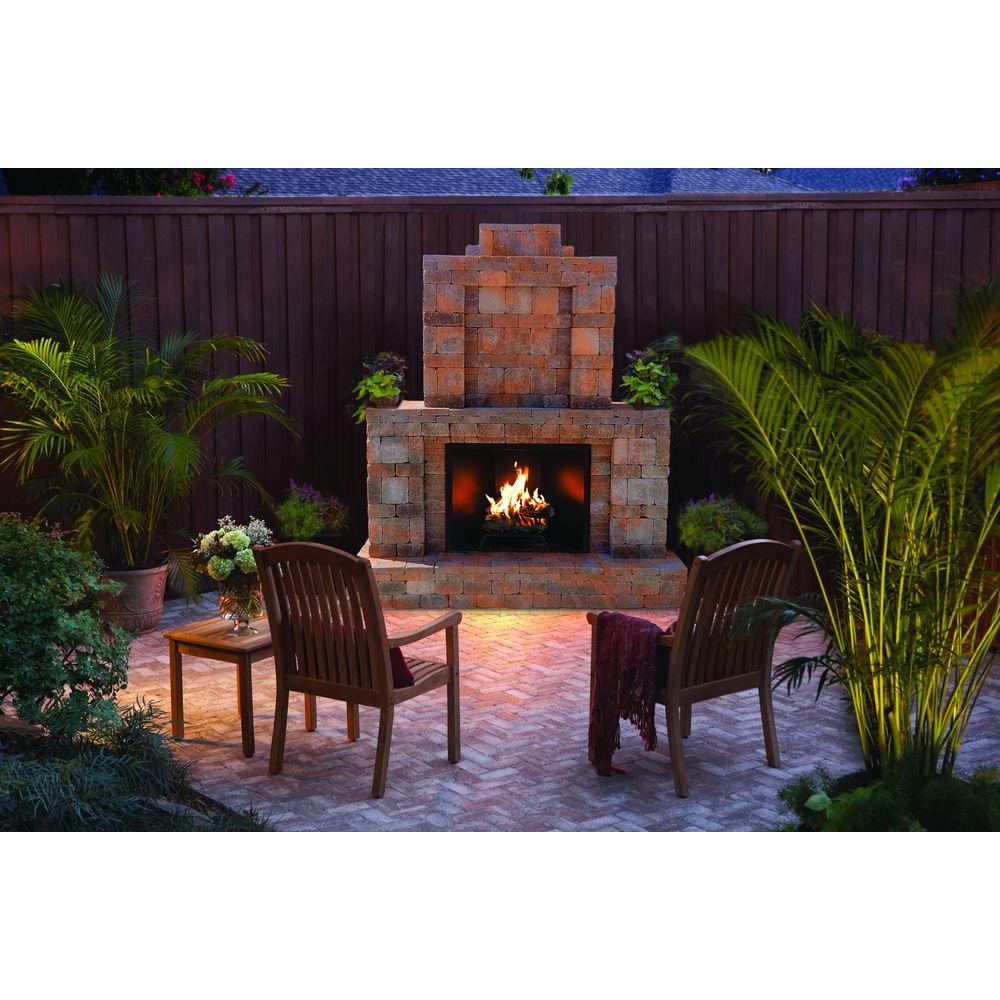 Pavestone Outdoor Fireplace Insert Kit - Fireplace Ideas