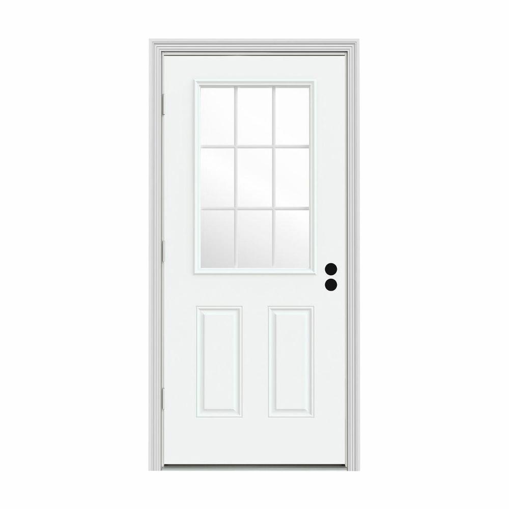 9 Lite 32 X 80 Front Doors Exterior Doors The Home Depot