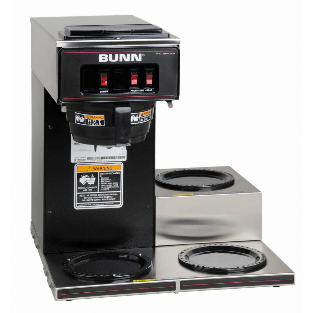 Bunn VP17 Low Profile 192 oz. Commercial Coffee Brewer ...