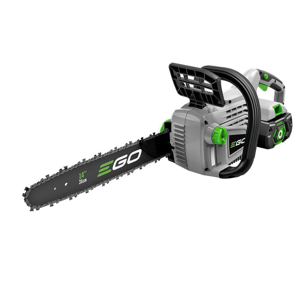 Ego 14 In 56 Volt Lithium Ion Cordless Chainsaw With 2 5ah