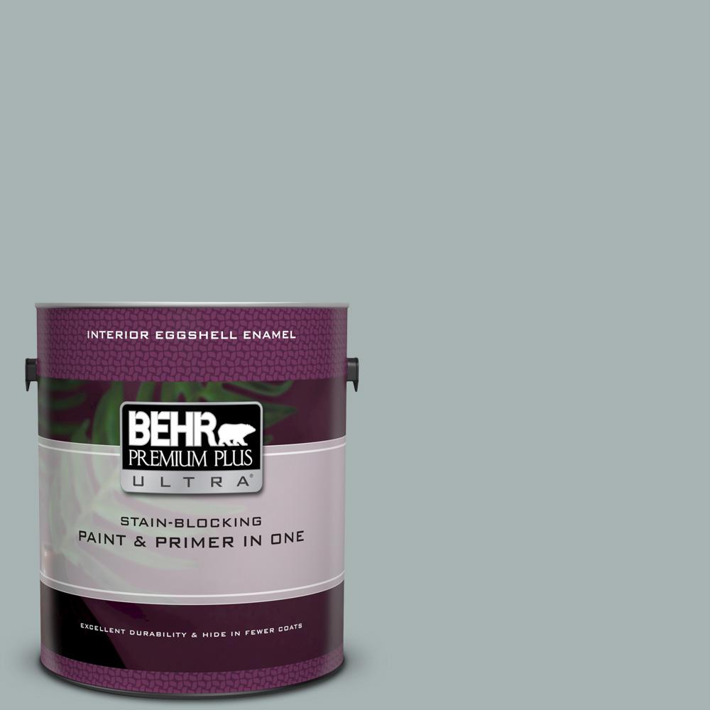 BEHR Premium Plus Ultra 1 gal. 730F4 Flint Smoke Eggshell Enamel
