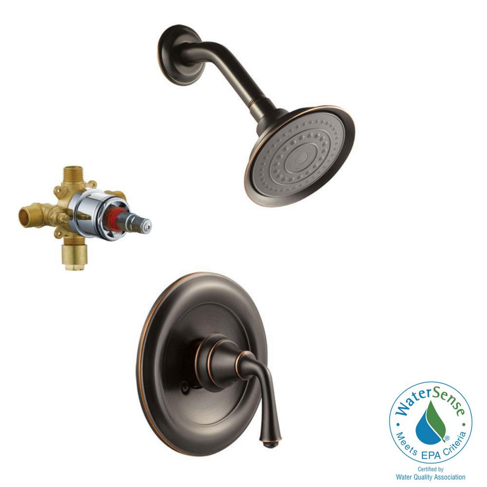 Eden Single Handle 1 Spray Shower Faucet In Oil Rubbed Bronze Valve Included Eden Single Handle 1 Spray Shower Faucet In Oil Rubbed Bronze Valve Included