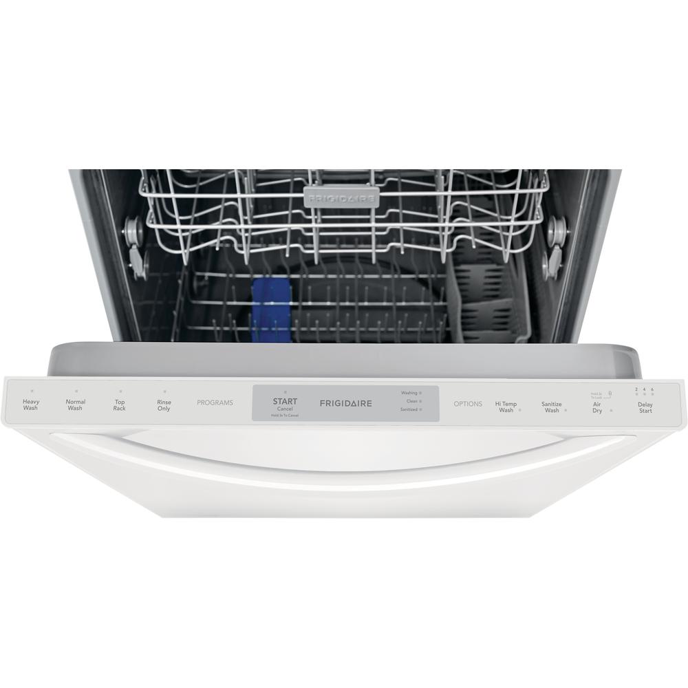 Frigidaire 24 In White Top Control Built In Tall Tub Dishwasher Energy Star 54 Dba Ffid2426tw The Home Depot