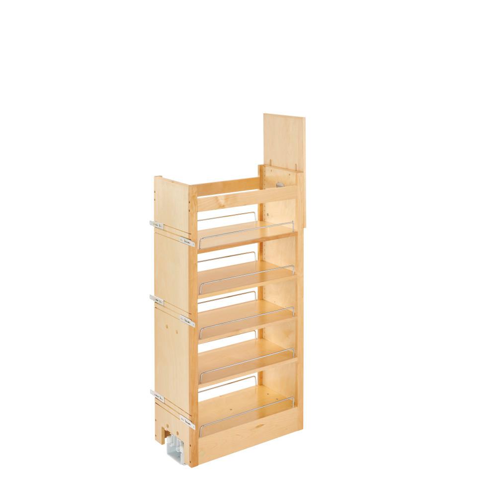 Rev A Shelf 43 375 In H X 11 W 22 D Pull Out Wood Tall Rev A Shelf 43 375 In H X 11 W 22 D Pull Out Wood Tall Cabinet Pantry 448 Tp43 1 The Home Depot
