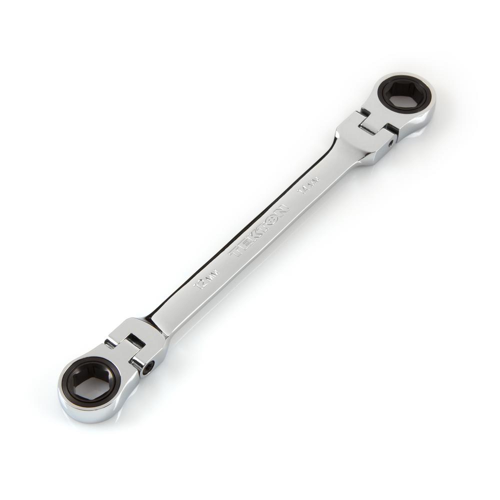 TEKTON 12 mm x 14 mm FlexHead Ratcheting Box End WrenchWRN76107 The Home Depot