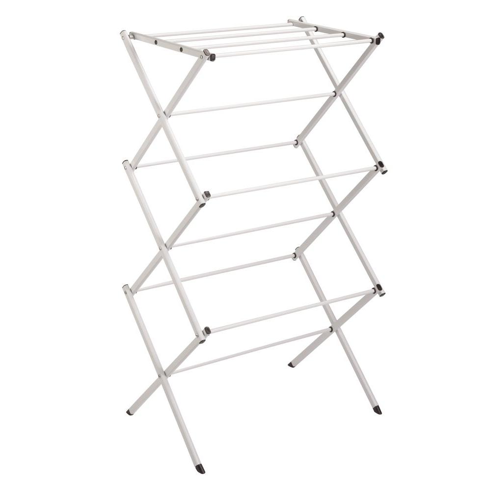 HoneyCanDo XFrame Folding Metal Drying RackDRY01227 The Home Depot
