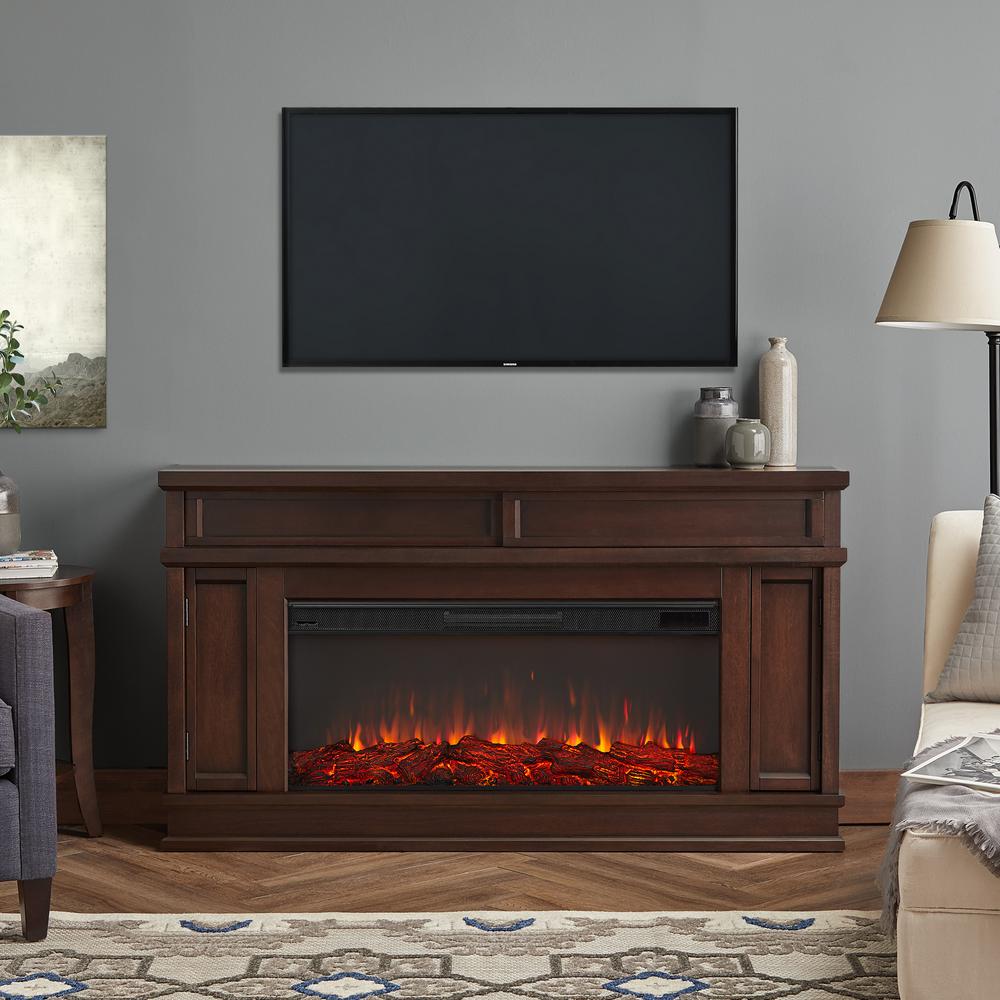 Walnut Fireplace