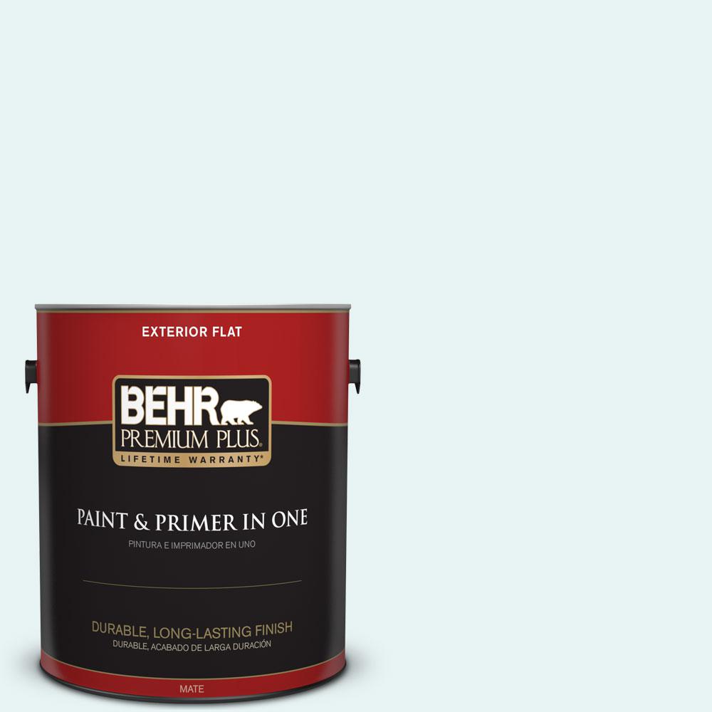 BEHR Premium Plus 5gal. BXC50 Stucco White Flat Exterior Paint