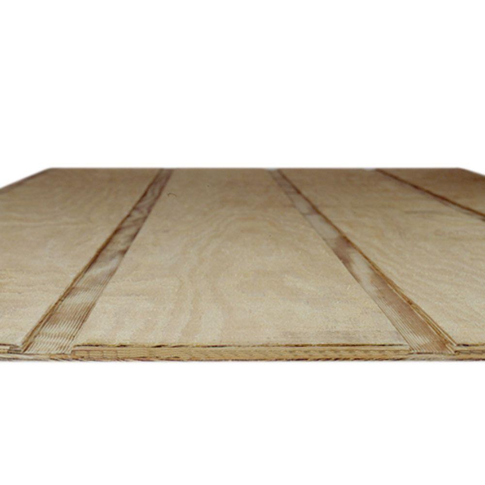 5 8 In X 4 Ft X 8 Ft T1 11 12 In On Center Pressure Treated Plywood 9370052 The Home Depot
