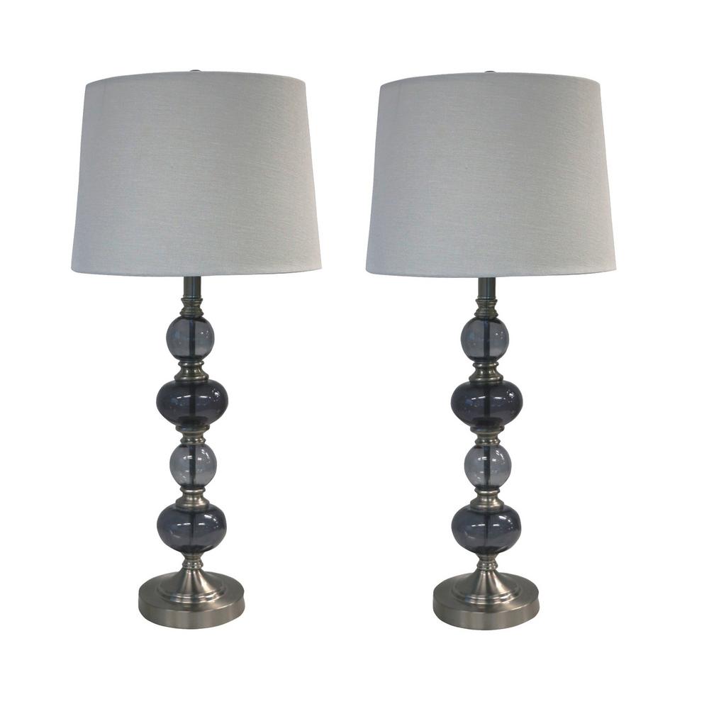 contemporary glass lamps