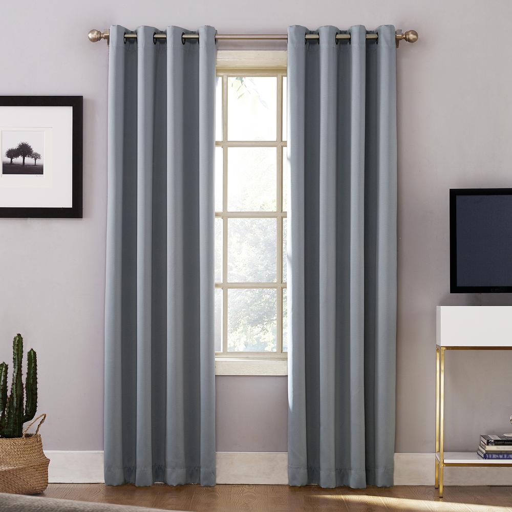 Sun Zero Oslo 95 In Woven Home Theater Grade Blackout Haze