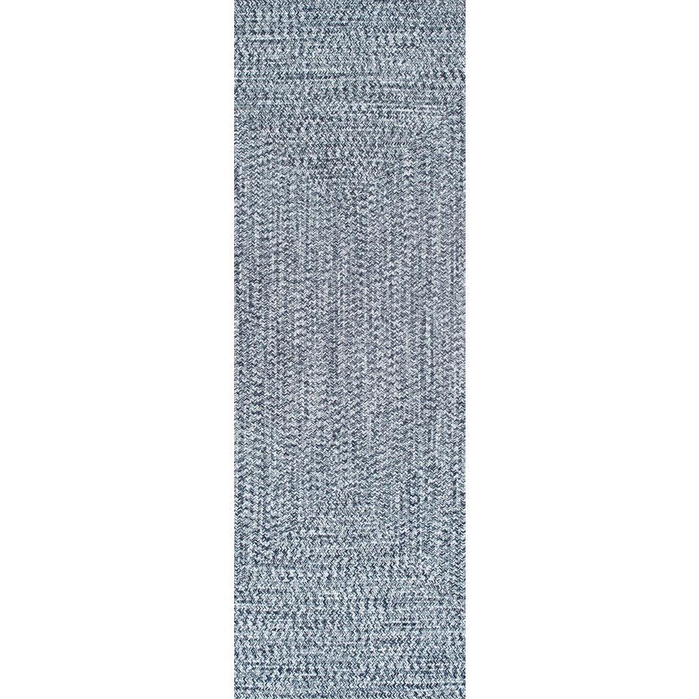 blue outdoor runner
