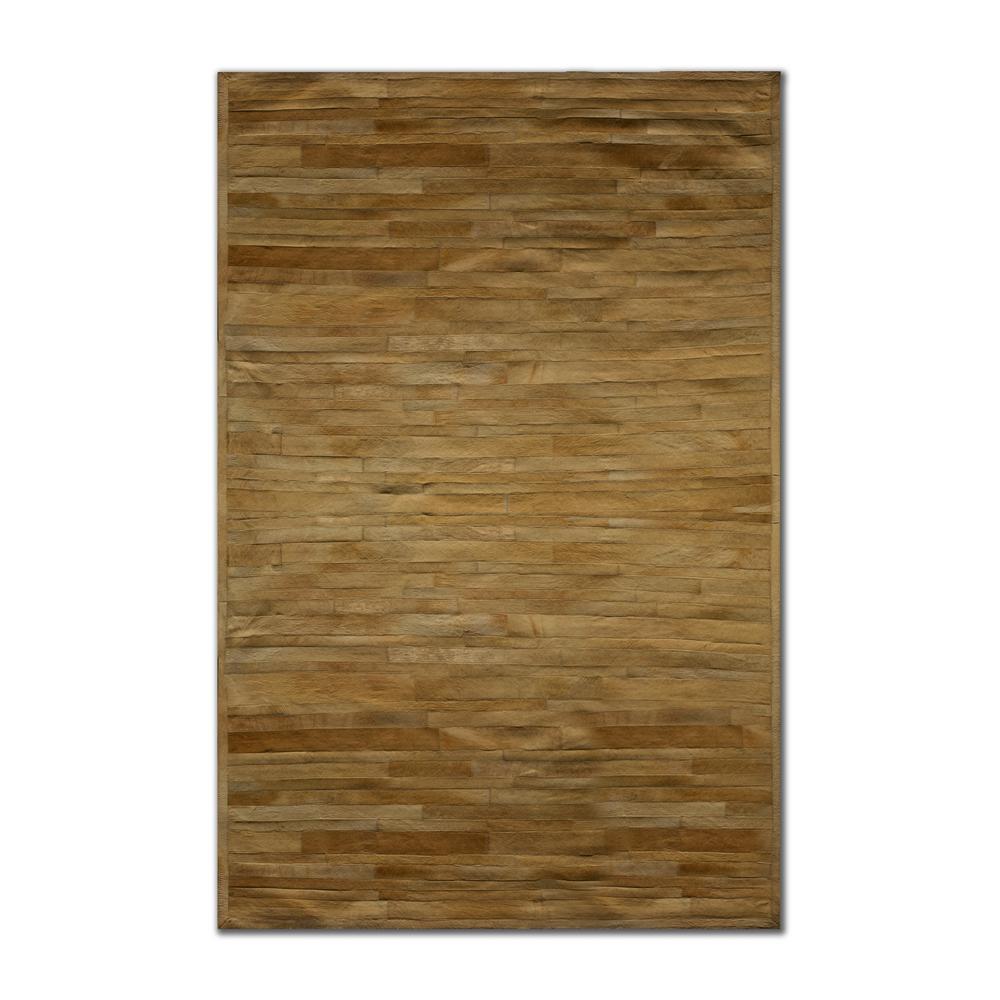 Linear Tan 8 Ft X 10 Cowhide Rug 676685012906 The Home Depot Linear Tan 8 Ft X 10 Cowhide Rug