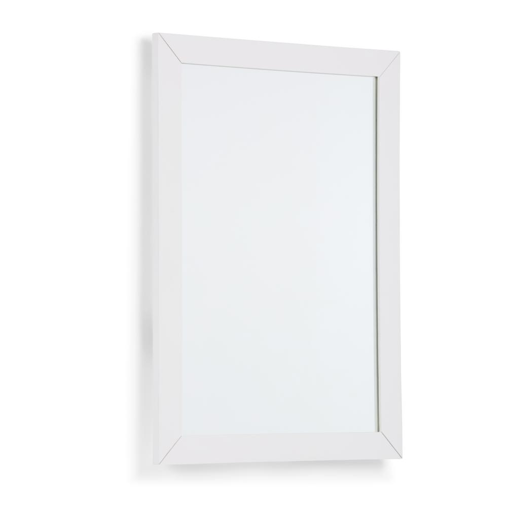 Simpli Home Cape Cod 22 in. x 30 in. Bath Vanity Decor Mirror in Off